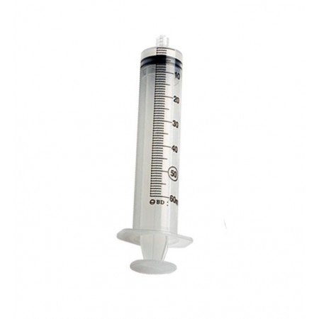 JERINGA BD 50 ML LUER LOCK. Caja de 60 Unidades.