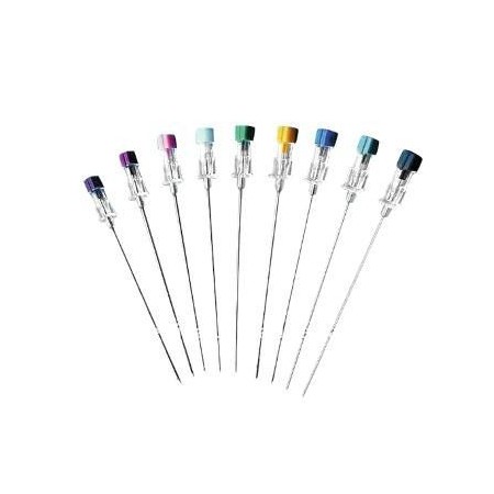 AGUJA BD ESPINAL 20G 0,9 X 90 MM. Caja de 25 Unidades.