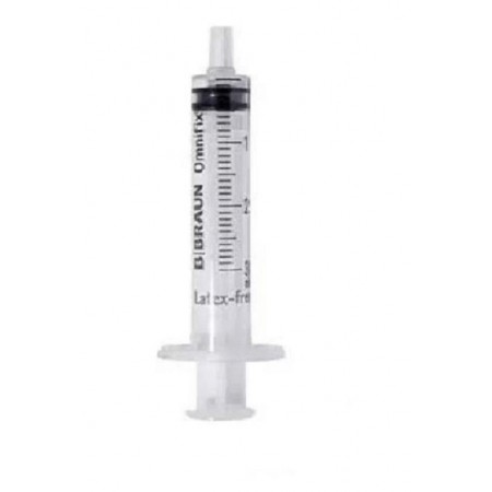 JERINGA BRAUN  OMNIFIX 3 ML 3CP.C.CENTRICO.C/100 Unidades.