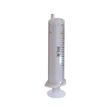 JERINGA SOL-M 20 ML 2 CP. Caja de 100 unidades.