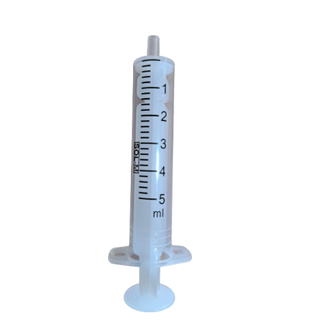 JERINGA SOL-M 5 ML 2 CP. Caja de 100 Unidades.