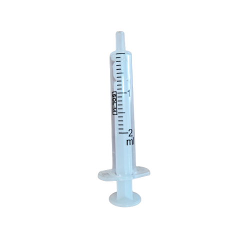 JERINGA SOL-M 2 ML 2 CP. Caja de 100 Unidades.