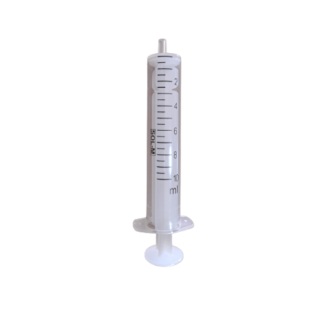 JERINGA SOL-M 10 ML 2 CP. Caja de 100 Unidades.