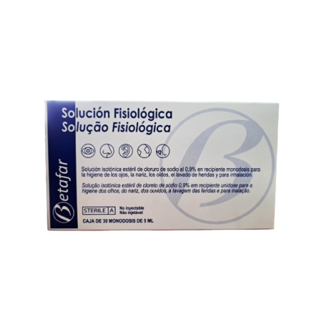 SUERO FISIOLOGICO MONODOSIS 5 ML BETAFAR C/30