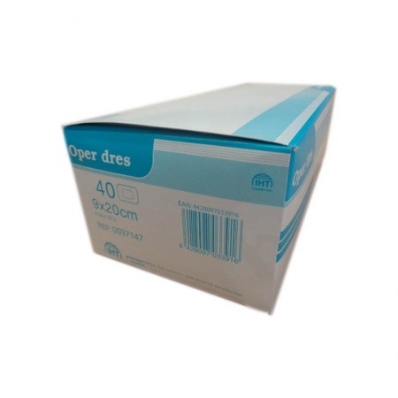 APOSITO OPER DRES 9 X 20 CM. Caja de 40 Unidades.