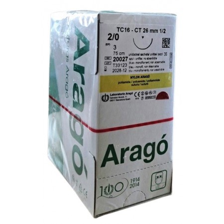 SUTURA NYLON UNIF. 2/0 TC-16 C/36