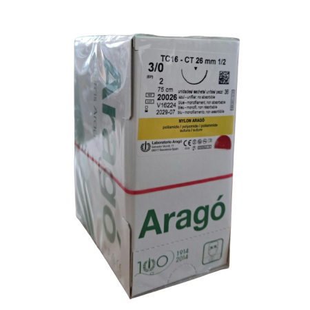 SUTURA NYLON UNIF. 3/0 TC-16 C/36
