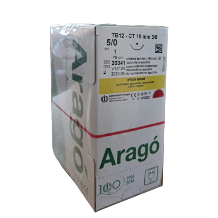 SUTURA NYLON UNIF. 5/0 TB-12 C/36