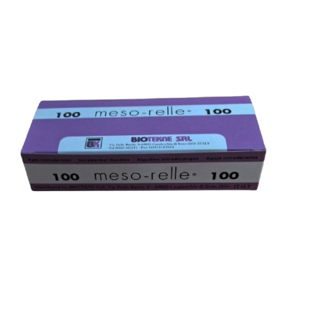 AGUJA MESO-RELLE 27G 0,40 X 6 MM. Caja de 100 Unidades.