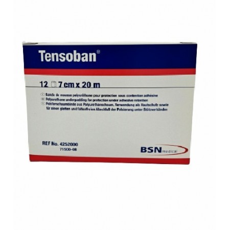 VENDA TENSOBAN 7 CM X 20 MT. Caja de 12 Unidades.