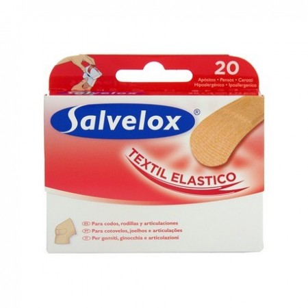 TIRITA TELA ELASTICA SALVELOX. Caja de 20 Unidades.