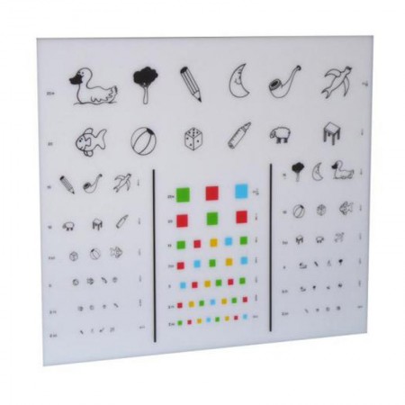 LAMINA OPTOTIPO INFANTIL WECKER