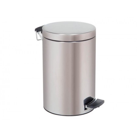 CUBO ACERO INOX CON PEDAL 12 LT
