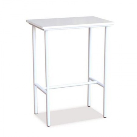 MESA PESA BEBE BLANCA DE MELAMINA
