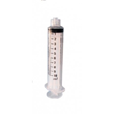 JERINGA 10 ML LUER LOCK SOL-M. Caja de 100 Unidades.