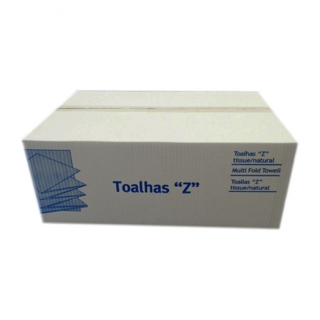 TOALLA Z-Z RECICLADA. Caja de 3.000 Unidades.