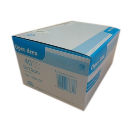 APOSITO OPER DRES 9 X 10 CM. Caja de 40 Unidades.