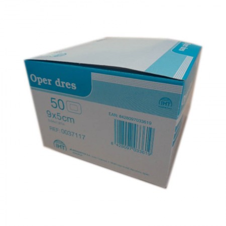APOSITO OPER DRES 9 X 5 CM. Caja de 50 Unidades.