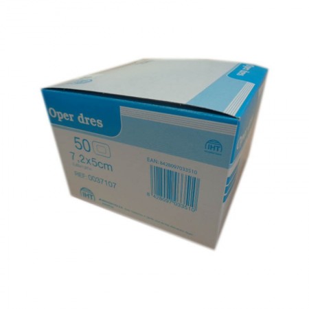APOSITO OPER DRES 7,2 X 5 CM. Caja de 50 Unidades.
