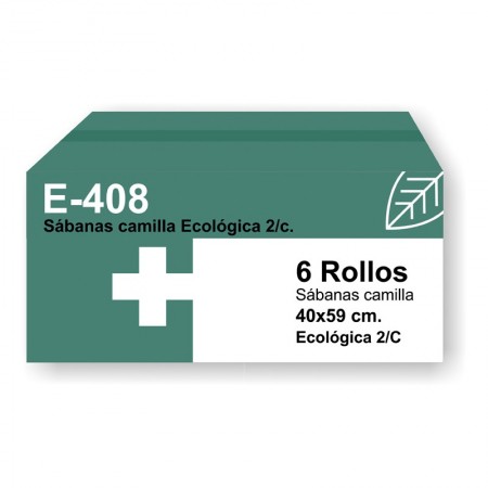 PAPEL CAMILLA 2 CP. Caja de 6 Rollos.