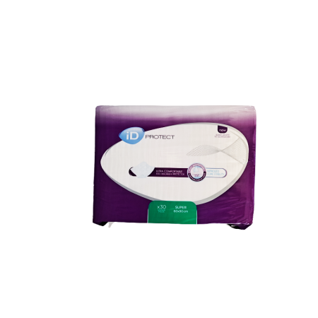 EMPAPADORES ID PROTECT SUPER 60 X 90. Bolsa de 30 unidades.