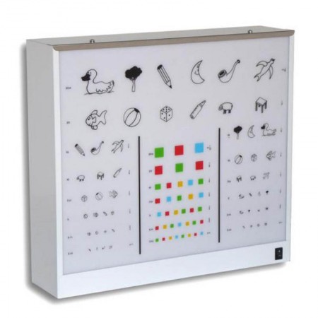 OPTOTIPO INFANTIL WECKER BLANCO