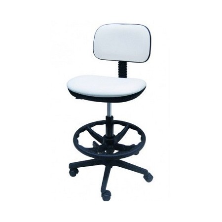 SILLA A GAS BASE PLASTICO-ARO PLASTIC/BLANCO